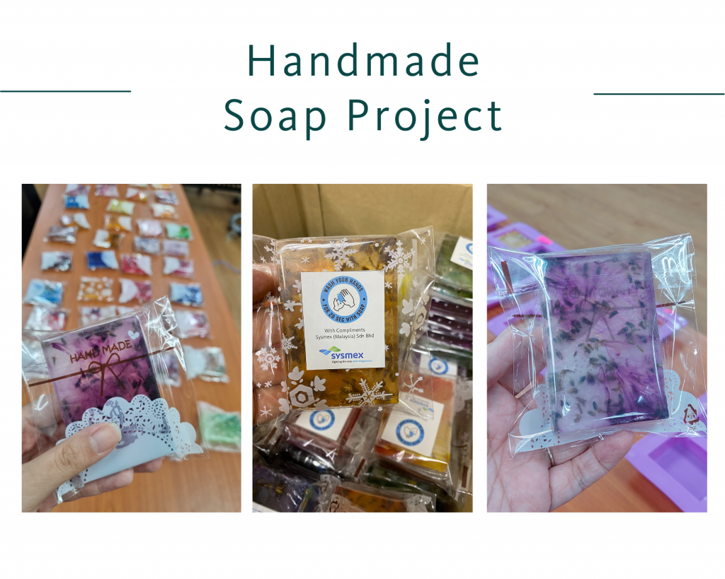 Sysmex Malaysia Donated Handmade Soap to Old Folk Homes and Orphanage during Covid-19 Pandemic